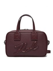 KARL LAGERFELD Torebka A4W30047 Bordowy. Czerwone torebki klasyczne KARL LAGERFELD, bez wzorów, ze skóry, bez dodatków. Za 619.99 zł.