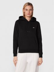 Tommy Jeans Bluza Fleece Hoodie DW0DW09228 Czarny Regular Fit. Czarne bluzy Tommy Jeans, xs, bez wzorów, z jeansu, bez ramiączek, bez kaptura. Za 209.99 zł.