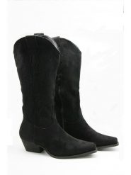 Bellucci Kozaki w kolorze czarnym rozmiar: 36. Czarne kozaki Bellucci, na zimę, bez wzorów, bez obcasa, bez zapięcia. Za 170.87 zł.