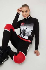 Newland bluza sportowa London damska kolor czarny z nadrukiem. Czarne bluzy bez kaptura Newland, l, bez wzorów, bez kaptura. Za 699.99 zł.