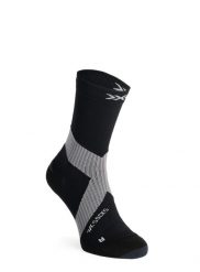 Skarpety rowerowe X-Socks Bike Expert Crew - black/charcoal. Czarne skarpetki X-Socks, bez wzorów, z materiału. Za 126.49 zł.