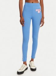 Juicy Couture Legginsy JCSML125405 Niebieski Slim Fit. Niebieskie legginsy Juicy Couture, bez wzorów, z syntetyku, sportowe. Za 199.99 zł.