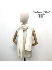 MILANO AMOUR Szal w kolorze białym - 190 x 50 cm rozmiar: onesize. Białe szaliki i kominy MILANO AMOUR, bez wzorów, z kaszmiru. Za 174.84 zł.