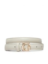 Guess Pasek Damski BW9119 P4220 Biały. Białe paski Guess, z aplikacjami, ze skóry. Za 189.99 zł.