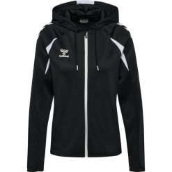 Damska bluza dresowa z kapturem Hummel Core 2.0. Białe bluzy Hummel, bez wzorów, z dresówki, sportowe, bez ramiączek, z kapturem. Za 262.50 zł.