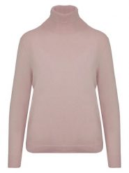 Malo Optimum Golf w kolorze szaroróżowym rozmiar: L. Różowe swetry Malo Optimum, l, bez wzorów, z kaszmiru, bez ramiączek. Za 329.95 zł.