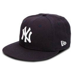 Czapka z daszkiem New Era. Niebieskie czapki z daszkiem New Era, bez wzorów. Za 129.99 zł.