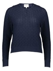 Pepe Jeans Sweter w kolorze granatowym rozmiar: S. Niebieskie swetry Pepe Jeans, s, bez wzorów, z bawełny, bez ramiączek. Za 144.24 zł.