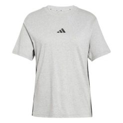 Koszulka damska ADIDAS W 3S SJ T XS. Szare t-shirty sportowe adidas, s, bez wzorów, z bawełny, bez ramiączek. Za 129.00 zł.