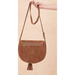 Torebka Venetta BS Brąz. Torebki klasyczne blue shadow, bez wzorów, z zamszu, małe, zamszowe, bez dodatków. Za 249.90 zł.