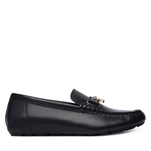 Mokasyny Tommy Hilfiger. Czarne mokasyny Tommy Hilfiger, bez wzorów. Za 489.99 zł.