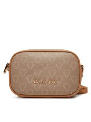 Valentino Torebka Lady Re VBS8GT15 Brązowy. Brązowe listonoszki Valentino, bez wzorów, ze skóry, bez dodatków. Za 259.99 zł.