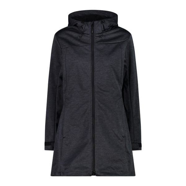 Kurtka damska z kapturem softshell CMP. Brązowe kurtki CMP, bez wzorów, z poliesteru, z kapturem. Za 483.20 zł.