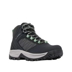 Buty trekkingowe Columbia Transverse Hike Waterproof Noir. Czarne trekkingi Columbia, bez wzorów, z materiału, bez zapięcia, trekkingowe. Za 349.99 zł.