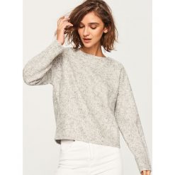 Bluza z aplikacją - Jasny szar. Bluzy marki Reserved. W wyprzedaży za 69.99 zł.