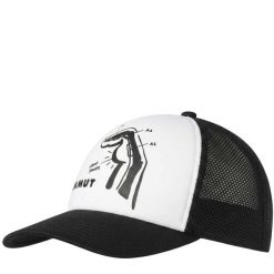 Czapka Mammut Crag Cap Crimp Power Dorośli. Białe czapki z daszkiem Mammut, bez wzorów, z materiału, sportowe. Za 217.99 zł.