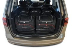 Torby Do Bagażnika Seat Alhambra 2010-2020 5Szt Kjust. Czarne torby podróżne KJUST, bez wzorów, z kauczuku. Za 1,660.00 zł.