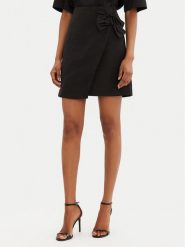 Bruuns Bazaar Spódnica mini Reginae BBW4394 Czarny Slim Fit. Czarne spódnice Bruuns Bazaar, bez wzorów, z syntetyku, mini. Za 229.99 zł.