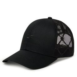 Czapka z daszkiem Elisabetta Franchi. Czarne czapki z daszkiem Elisabetta Franchi, bez wzorów. Za 819.99 zł.