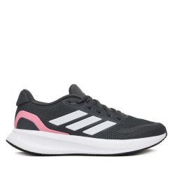 Buty do biegania adidas. Szare buty do biegania adidas, bez wzorów, bez zapięcia, do biegania. Za 259.99 zł.