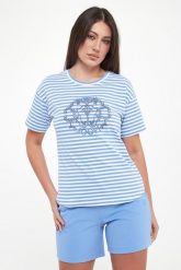 T-shirt damski w paski Tele JOOP!. T-shirty Joop!, m, bez wzorów, bez kołnierzyka, bez ramiączek. Za 449.00 zł.