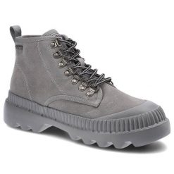 Szare Botki Big Star Damskie Sportowe Buty. Szare buty sportowe lifestyle BIG STAR, na jesień, bez wzorów, z materiału, bez zapięcia, trekkingowe. Za 249.00 zł.