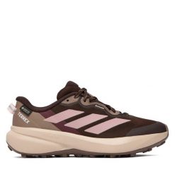 Trekkingi adidas. Brązowe buty trekkingowe adidas, z gore-texu, bez zapięcia. Za 529.99 zł.