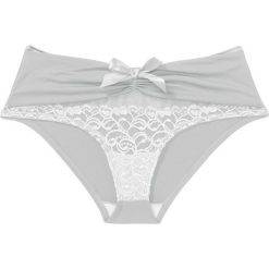 Figi "panty" bonprix srebrny matowy. Bokserki damskie marki bonprix. Za 34.99 zł.