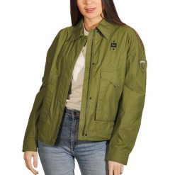 Kurtka BLAUER GIUBBINI CORTI SFODERA Zielony. Zielone kurtki Blauer, bez wzorów, z tkaniny, bez kaptura. Za 827.99 zł.