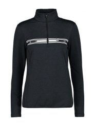 CMP Bluza polarowa w kolorze czarnym rozmiar: 42. Czarne bluzy bez kaptura CMP, bez wzorów, z materiału, bez kaptura. Za 61.60 zł.