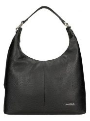 Wojas Skórzany shopper bag w kolorze czarnym - 44 x 26 x 11 cm rozmiar: onesize. Czarne shopper bag Wojas, bez wzorów, z materiału, na ramię, bez dodatków. Za 342.99 zł.