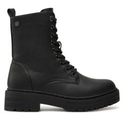 Botki Refresh. Czarne botki Refresh, bez wzorów, bez obcasa, na płaskiej podeszwie, bez zapięcia. Za 179.99 zł.