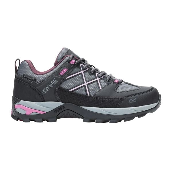 Damskie buty do chodzenia Samaris III Low. Szare buty trekkingowe Regatta, z gumy, bez zapięcia. Za 420.00 zł.