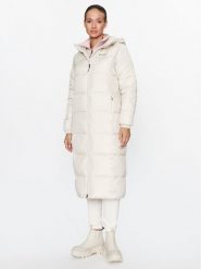 Columbia Płaszcz zimowy Puffect™ Long Jacket Brązowy Regular Fit. Brązowe płaszcze Columbia, na zimę, l, bez wzorów, z syntetyku, bez kaptura. Za 629.99 zł.