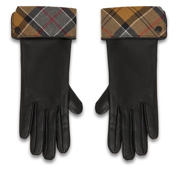 Rękawiczki Damskie Barbour. Czarne rękawiczki Barbour, bez wzorów. Za 364.99 zł.