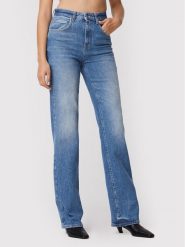 Pinko Jeansy Flavia 1J10ZR Y82N Niebieski Regular Fit. Niebieskie jeansy Pinko, bez wzorów, z bawełny. Za 1,299.00 zł.
