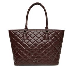Torebka Nine West. Brązowe torebki klasyczne Nine West, bez wzorów, bez dodatków. Za 249.99 zł.