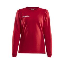 Sweter damski z kapturem Craft progress. Czerwone swetry Craft, uniwersalny, bez wzorów, z bawełny, bez ramiączek. Za 192.85 zł.