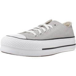 Buty CONVERSE CHUCK TAYLOR ALL STAR LIFT OX Szary. Szare trekkingi Converse, bez wzorów, z tkaniny, bez zapięcia, trekkingowe. Za 490.00 zł.
