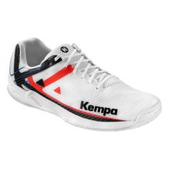 Buty halowe Kempa Wing 2.0. Białe buty treningowe Kempa, bez wzorów, z materiału, bez zapięcia, na fitness i siłownię. Za 343.50 zł.