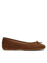 LAUREN RALPH LAUREN Baleriny 802951376001 Brązowy. Brązowe baleriny Lauren Ralph Lauren, bez wzorów, ze skóry, bez obcasa, bez zapięcia. Za 599.99 zł.