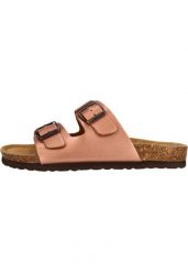 Sandały damskie Cruz Winsy Cork. Czerwone sandały CRUZ, bez wzorów, z materiału, eleganckie, bez obcasa, bez zapięcia. Za 188.30 zł.