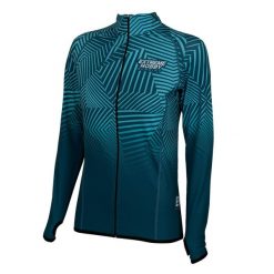 Bluza damska do biegania rozpinana EXTREME HOBBY CALEIDOSCOPE. Niebieskie bluzy EXTREME HOBBY, na jesień, l, bez wzorów, z elastanu, bez kaptura, do biegania. Za 219.00 zł.