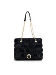 Monnari Torebka TORIMP0-24Z-BAG4050-K020D000 Czarny. Czarne shopper bag Monnari, bez wzorów, ze skóry, bez dodatków. Za 129.99 zł.