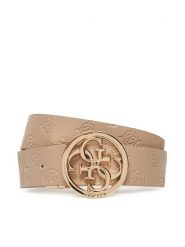 Guess Pasek Damski BW9253 P5335 Beżowy. Brązowe paski Guess, z aplikacjami, ze skóry. Za 269.99 zł.