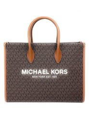 Michael Kors Torebka w kolorze brązowym - 35 x 27 x 12 cm rozmiar: onesize. Brązowe torebki klasyczne Michael Kors, bez wzorów, z materiału, przez ramię, bez dodatków. Za 804.99 zł.