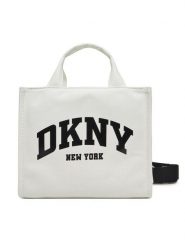 DKNY Torebka Hadlee R41AOR57 Szary. Szare torebki klasyczne DKNY, bez wzorów, z materiału, bez dodatków. Za 289.99 zł.
