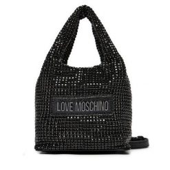 Torebka LOVE MOSCHINO. Czarne torebki klasyczne Love Moschino, bez wzorów, klasyczne, bez dodatków. Za 489.99 zł.