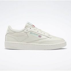 Buty Reebok Club C 85 Vintage 100025378 białe. Białe buty treningowe bez wzorów, z gumy, bez zapięcia, Reebok Club. Za 493.72 zł.