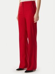 Morgan Spodnie materiałowe 261-PLOVE.F Czerwony Regular Fit. Czerwone spodnie materiałowe Morgan, bez wzorów, z materiału. Za 329.99 zł.